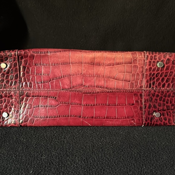 Ann Taylor red satchel - Picture 5 of 6